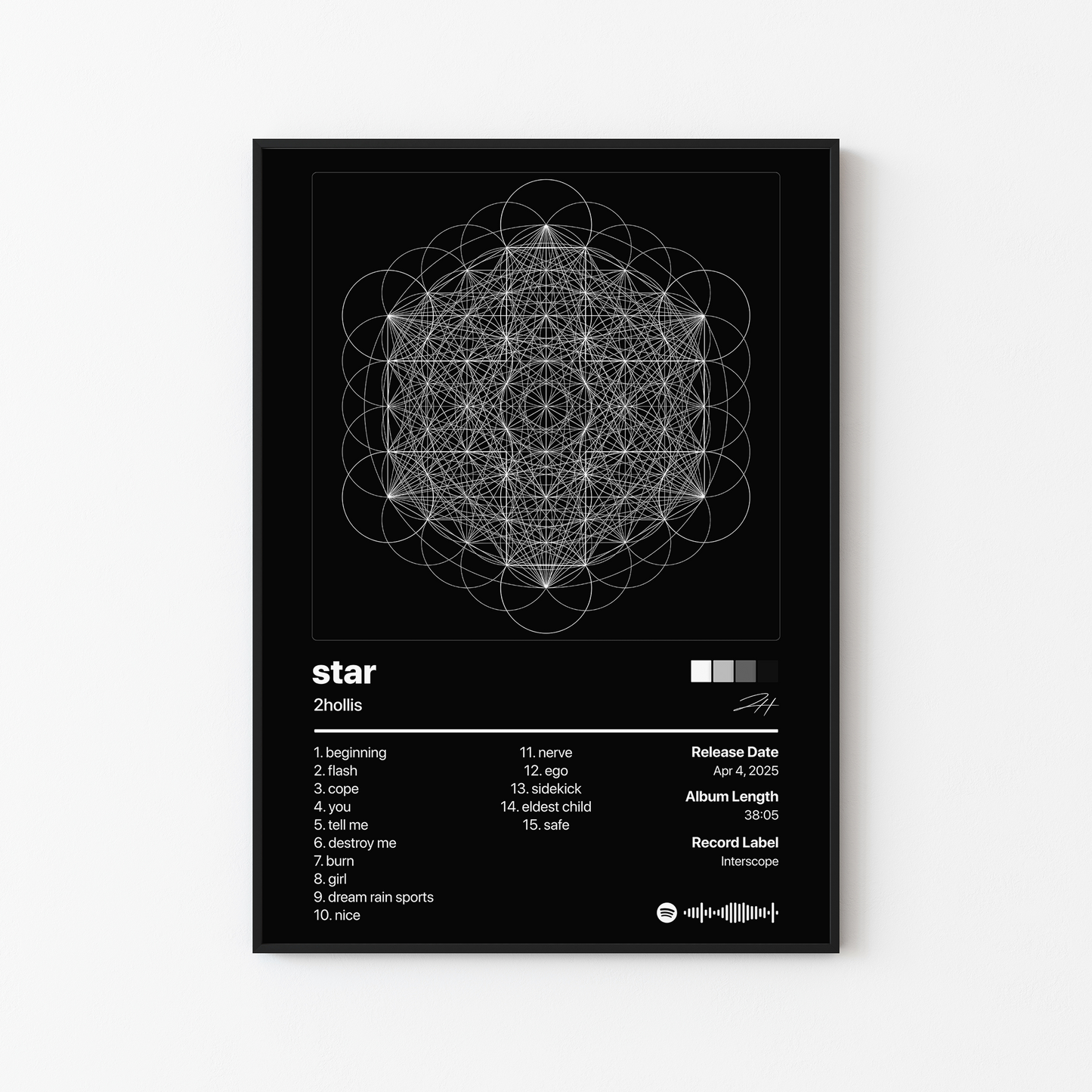 2hollis star Album Poster