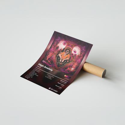 2slimey High Anxiety Album Poster