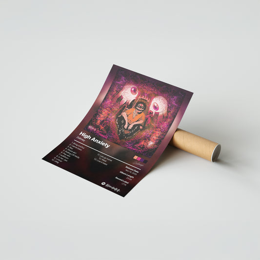 2slimey High Anxiety Album Poster
