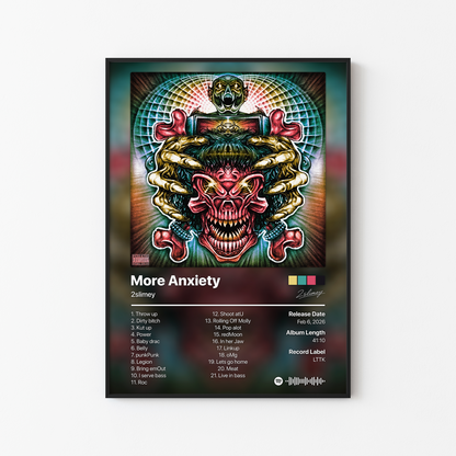 2slimey More Anxiety Album Poster