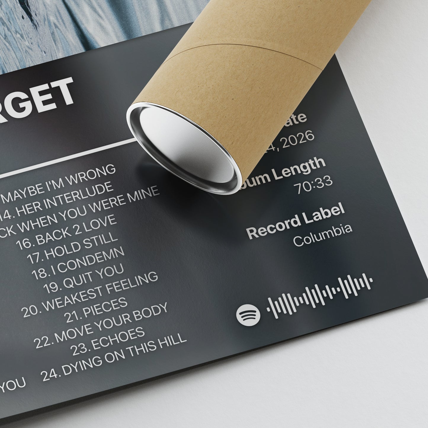 The Kid LAROI BEFORE I FORGET Album Poster
