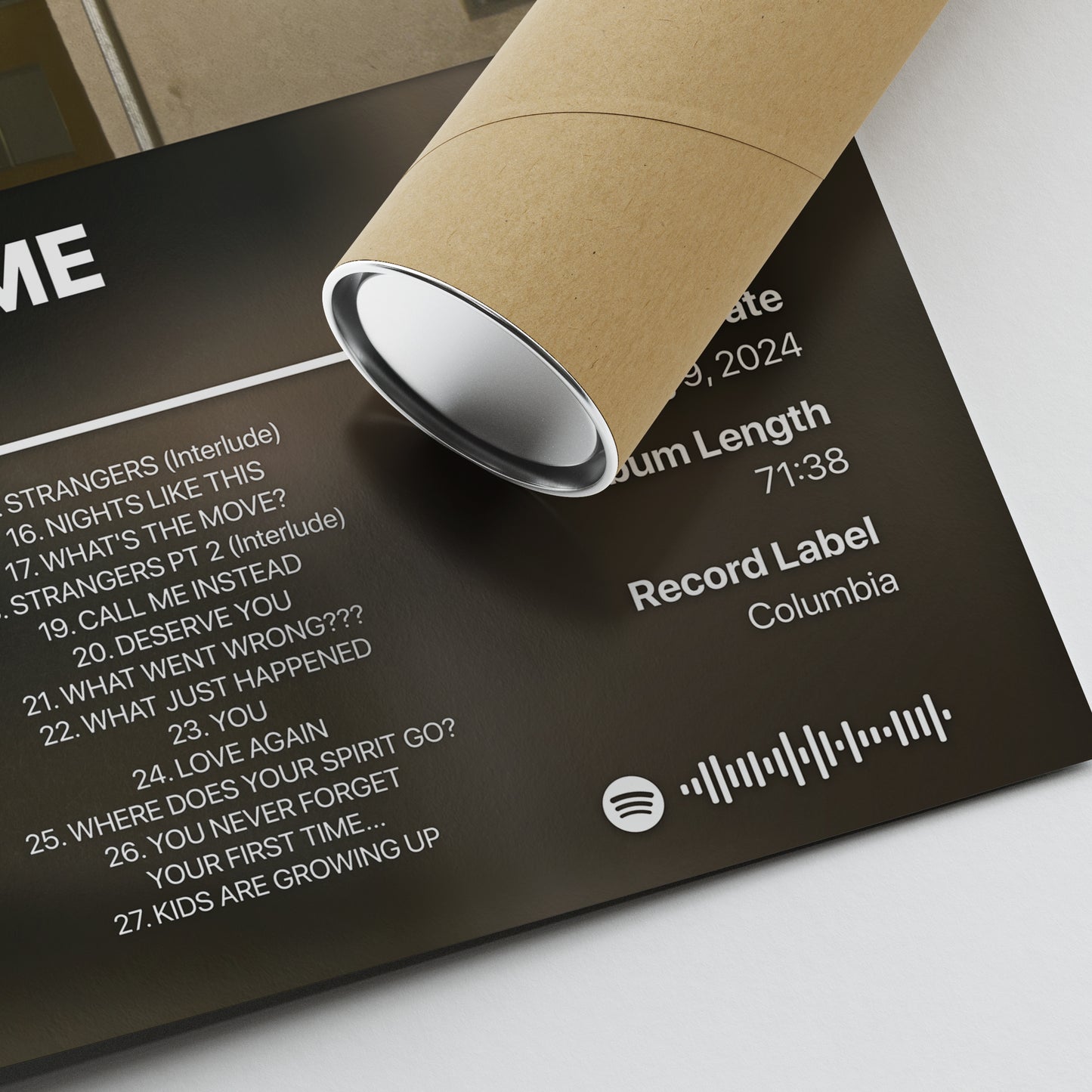 The Kid LAROI THE FIRST TIME (Deluxe) Album Poster