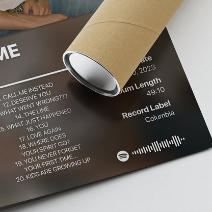The Kid LAROI THE FIRST TIME Album Poster