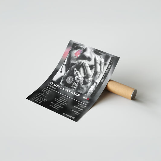 ASAP Rocky AT LONG LAST ASAP Album Poster