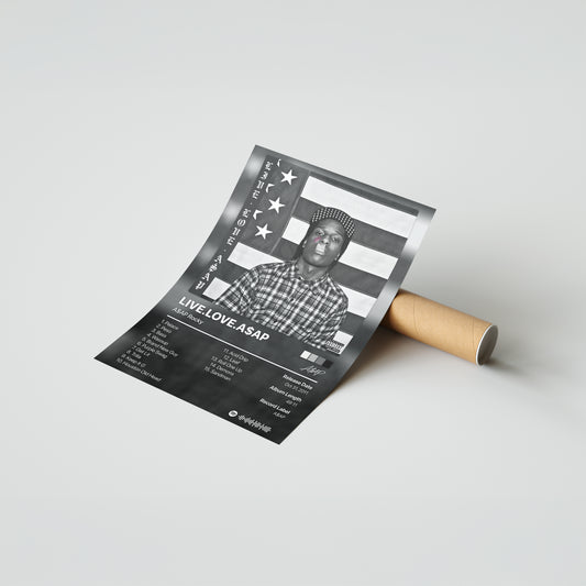 ASAP Rocky LIVE LOVE ASAP Album Poster