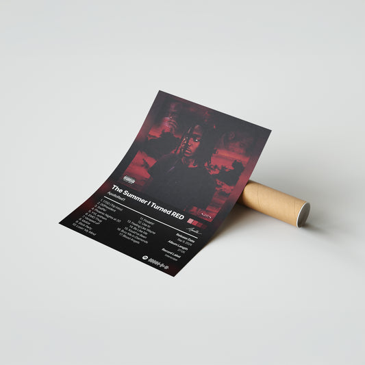 ApolloRed1 The Summer I Turned RED Album Poster