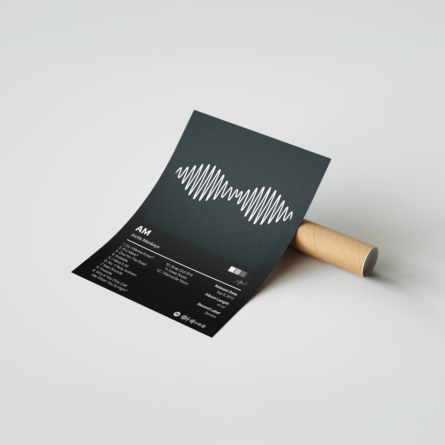 Arctic Monkeys AM Album Poster