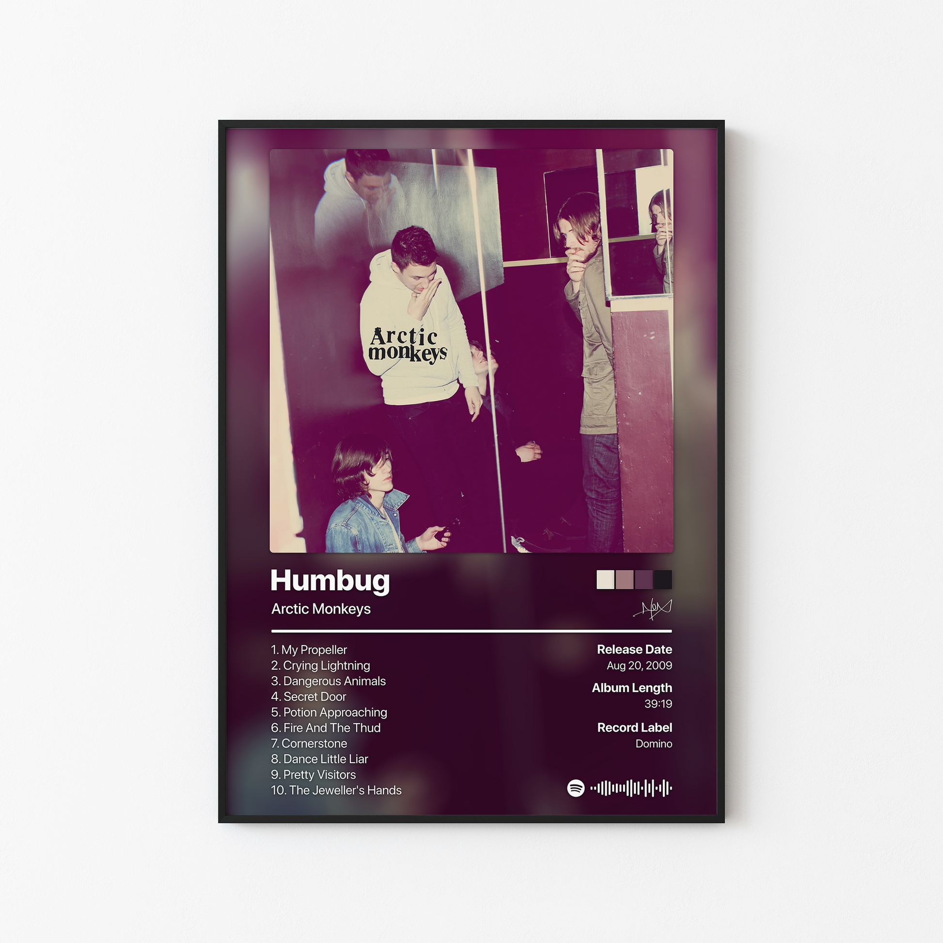 Arctic Monkeys Humbug Album Poster
