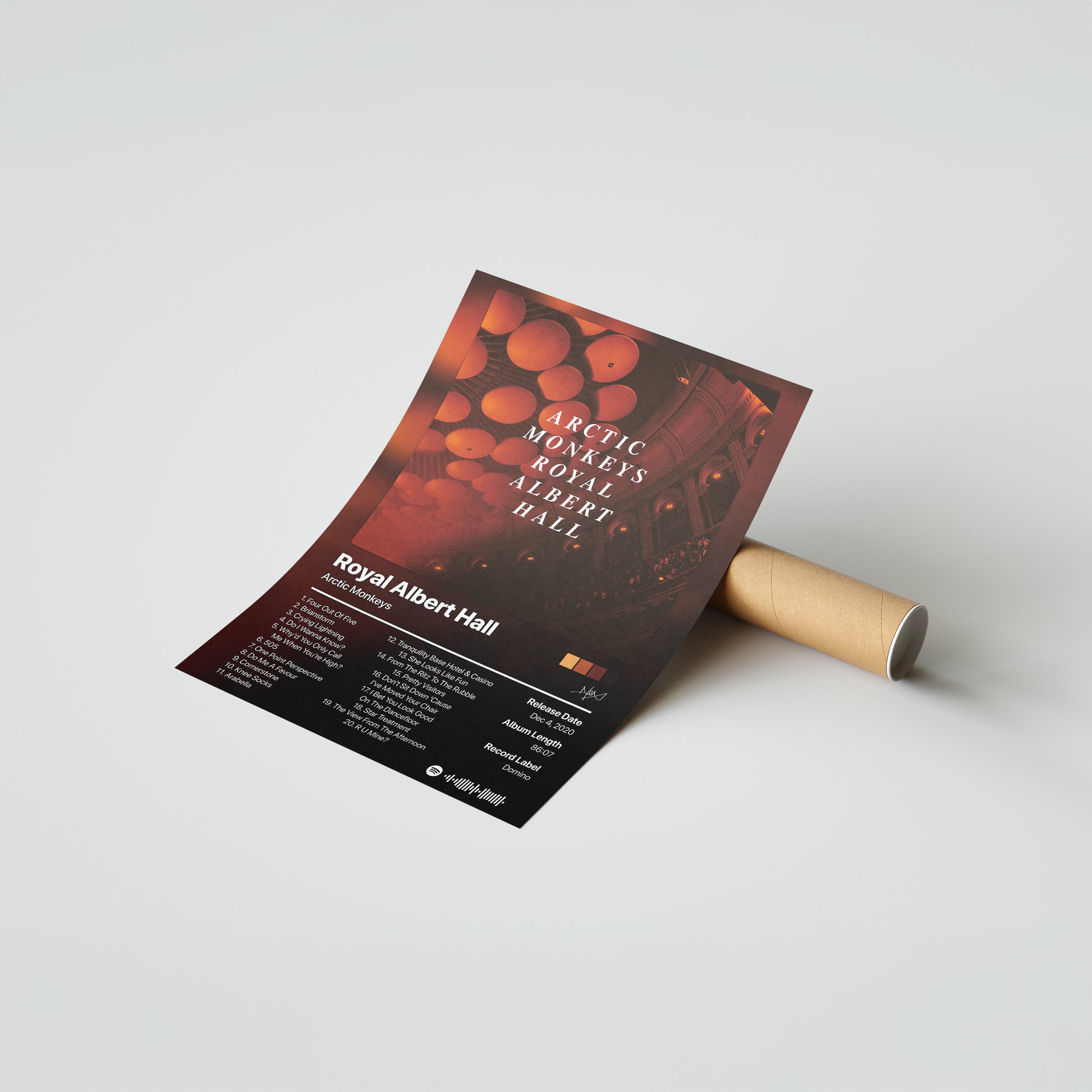 Arctic Monkeys Live at the Royal Albert Hall Album Poster