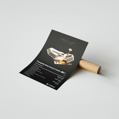Arctic Monkeys Tranquility Base Hotel & Casino Album Poster
