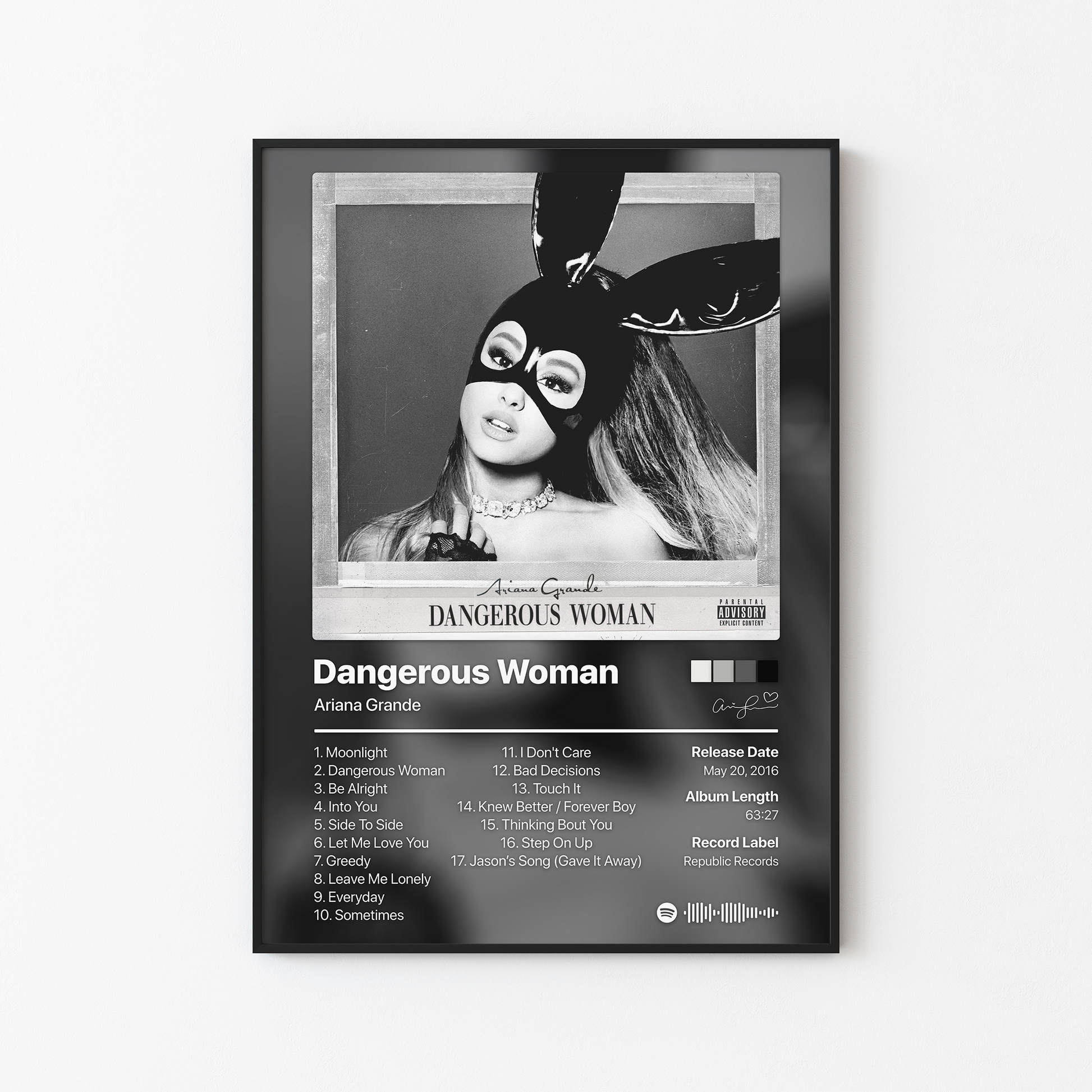 Ariana Grande Dangerous Woman Album Posters v2