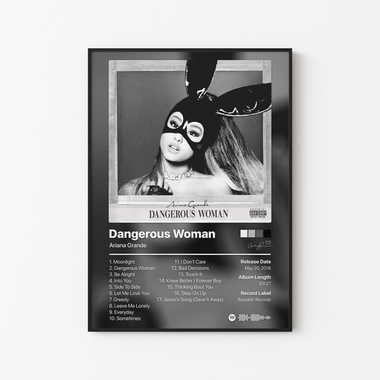 Ariana Grande Dangerous Woman Album Posters v2