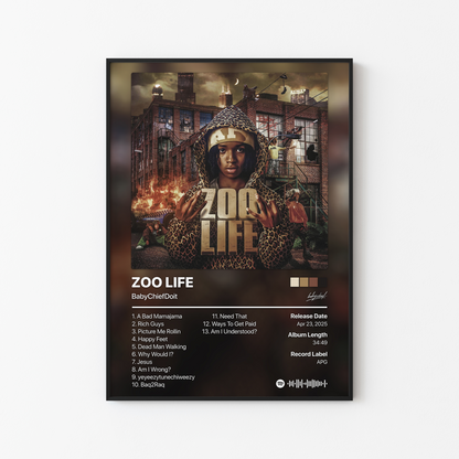 BabyChiefDoit ZOO LIFE Album Poster