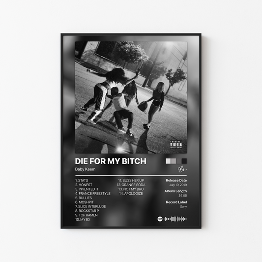Baby Keem DIE FOR MY BITCH Album Poster