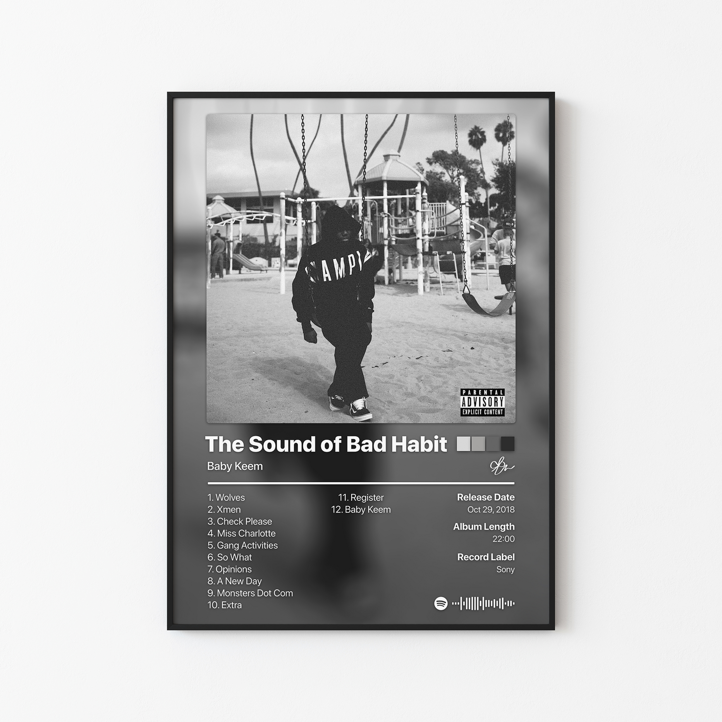 Baby Keem The Sound of Bad Habit Album Poster