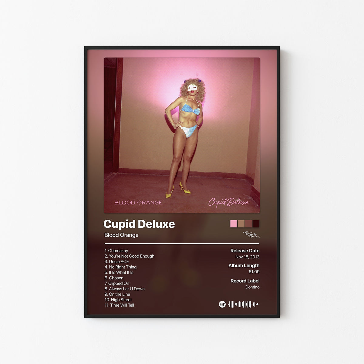 Blood Orange Cupid Deluxe Album Poster