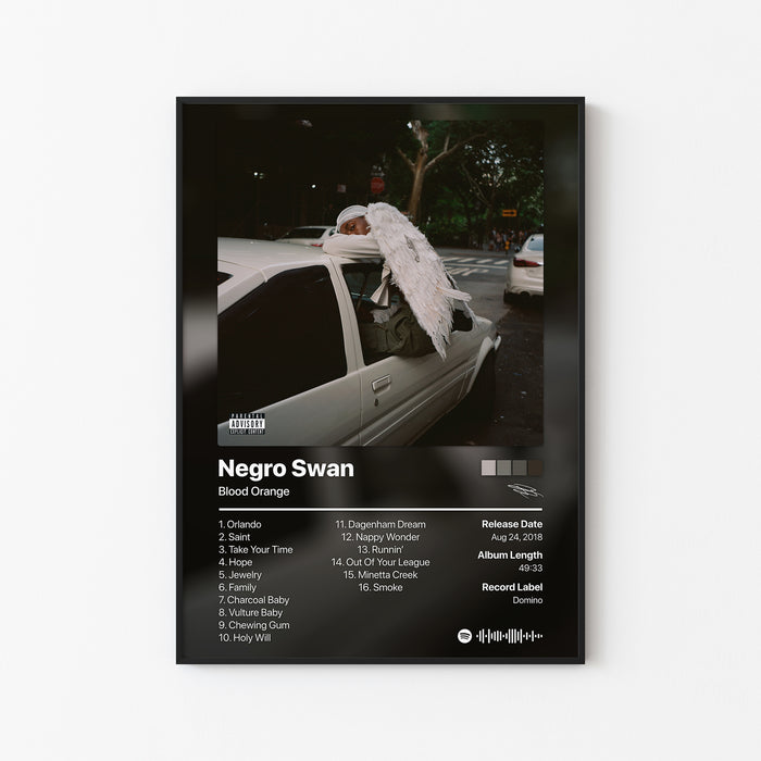 Blood Orange Negro Swan Album Poster