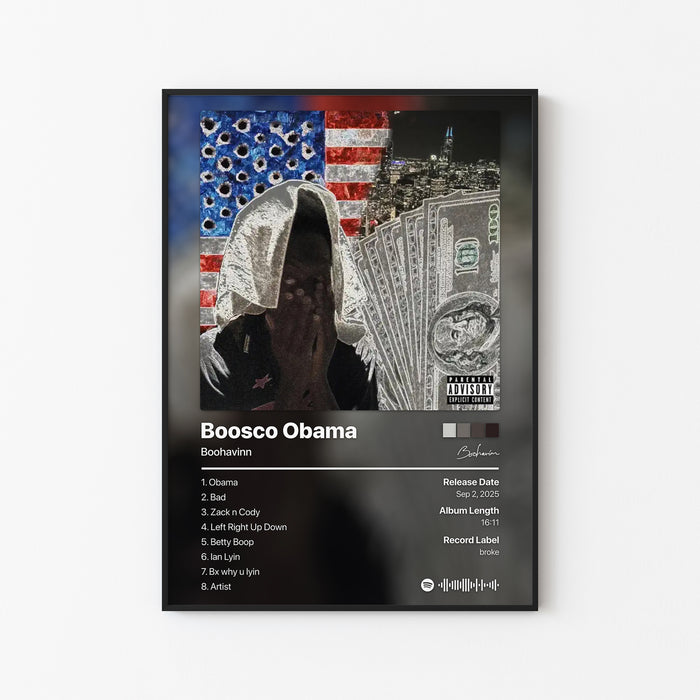 Boohavinn Boosco Obama Album Poster
