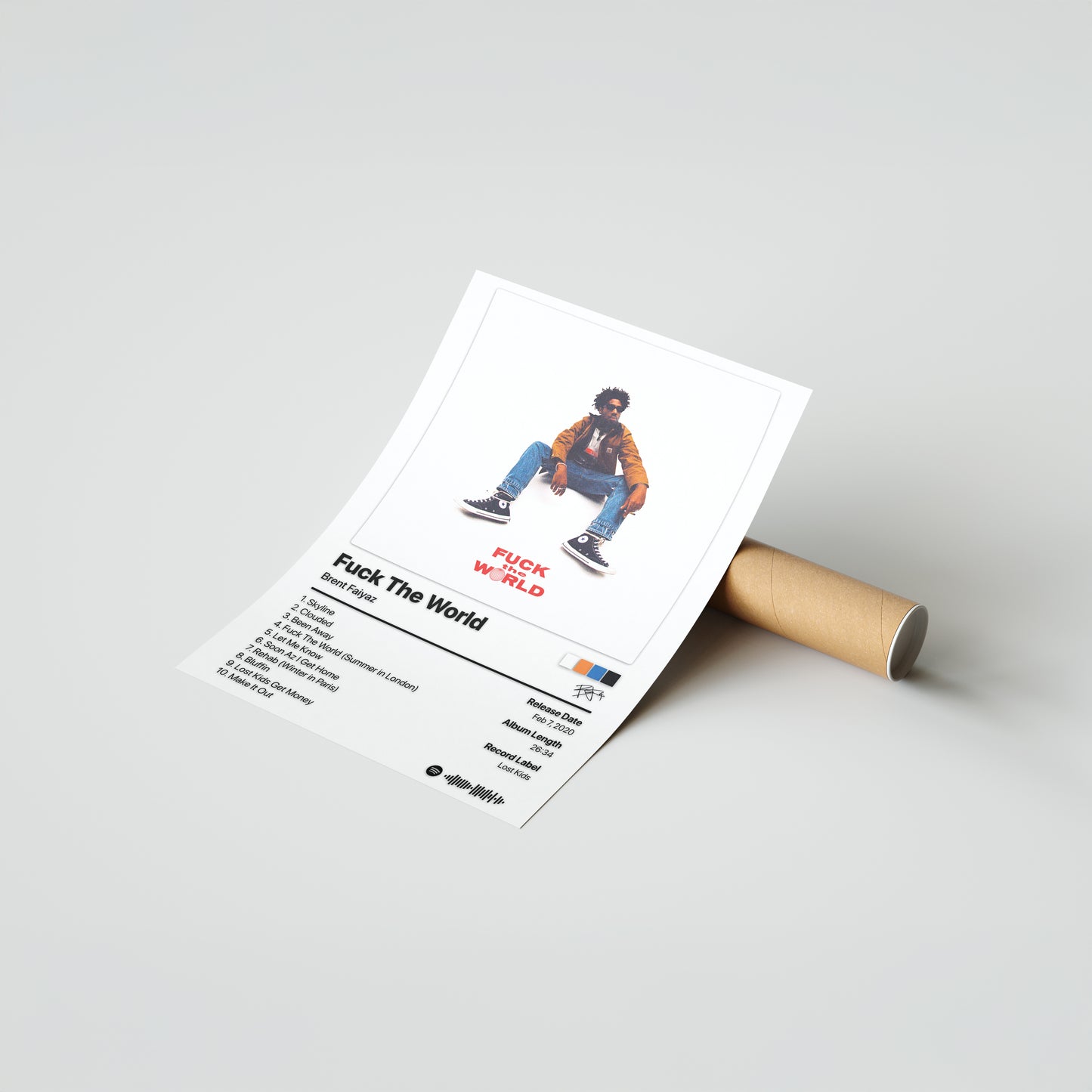 Brent Faiyaz Fuck The World Album Poster