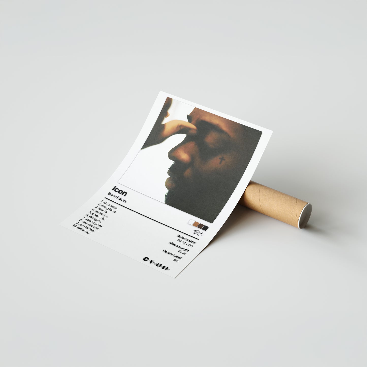 Brent Faiyaz Icon Album Poster