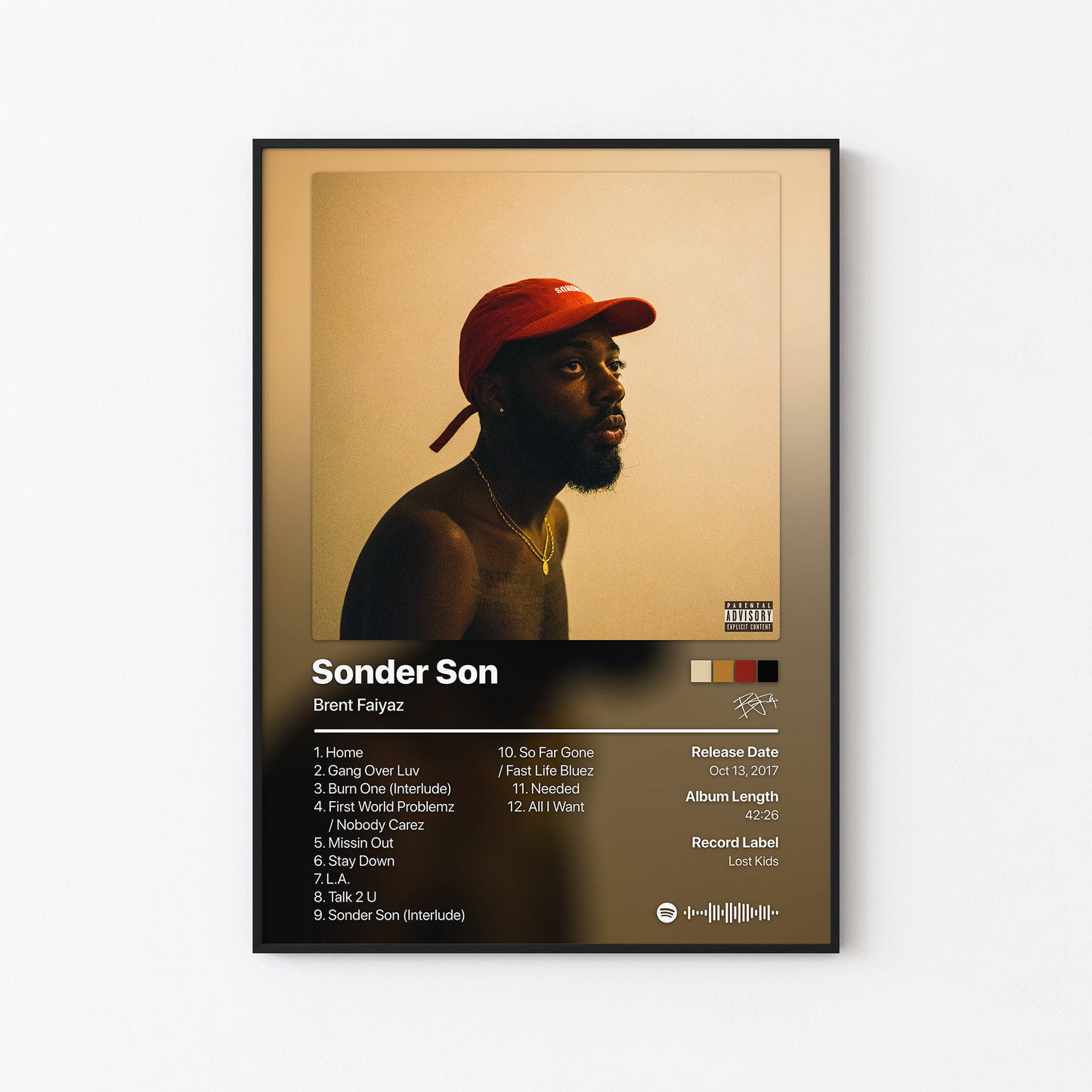 Brent Faiyaz Sonder Son Album Poster