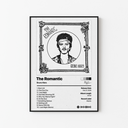 Bruno Mars The Romantic Album Poster