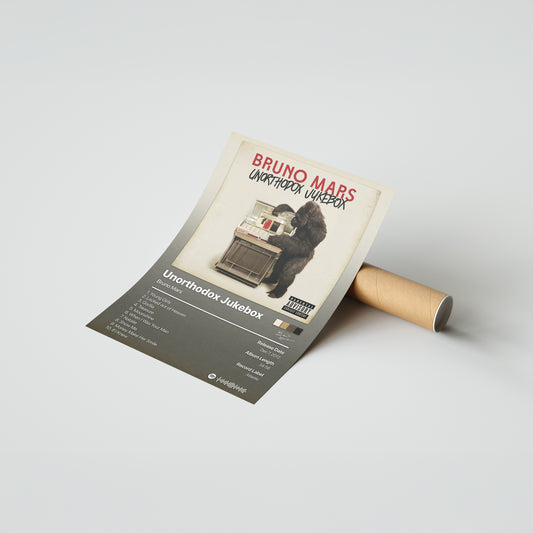Bruno Mars Unorthodox Jukebox Album Poster