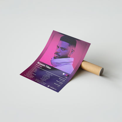 Bryson Tiller Self Titled Album Poster