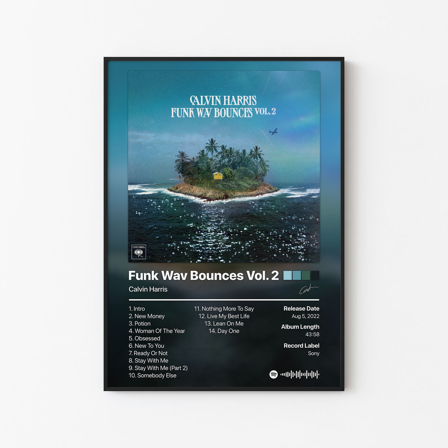 Calvin Harris Funk Wav Bounces Vol. 2 Album Poster