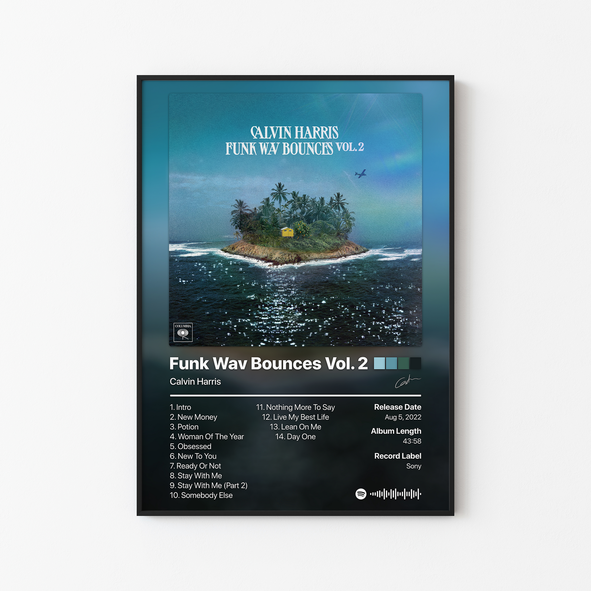 Calvin Harris Funk Wav Bounces Vol. 2 Album Poster