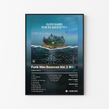 Calvin Harris Funk Wav Bounces Vol. 2 Album Poster