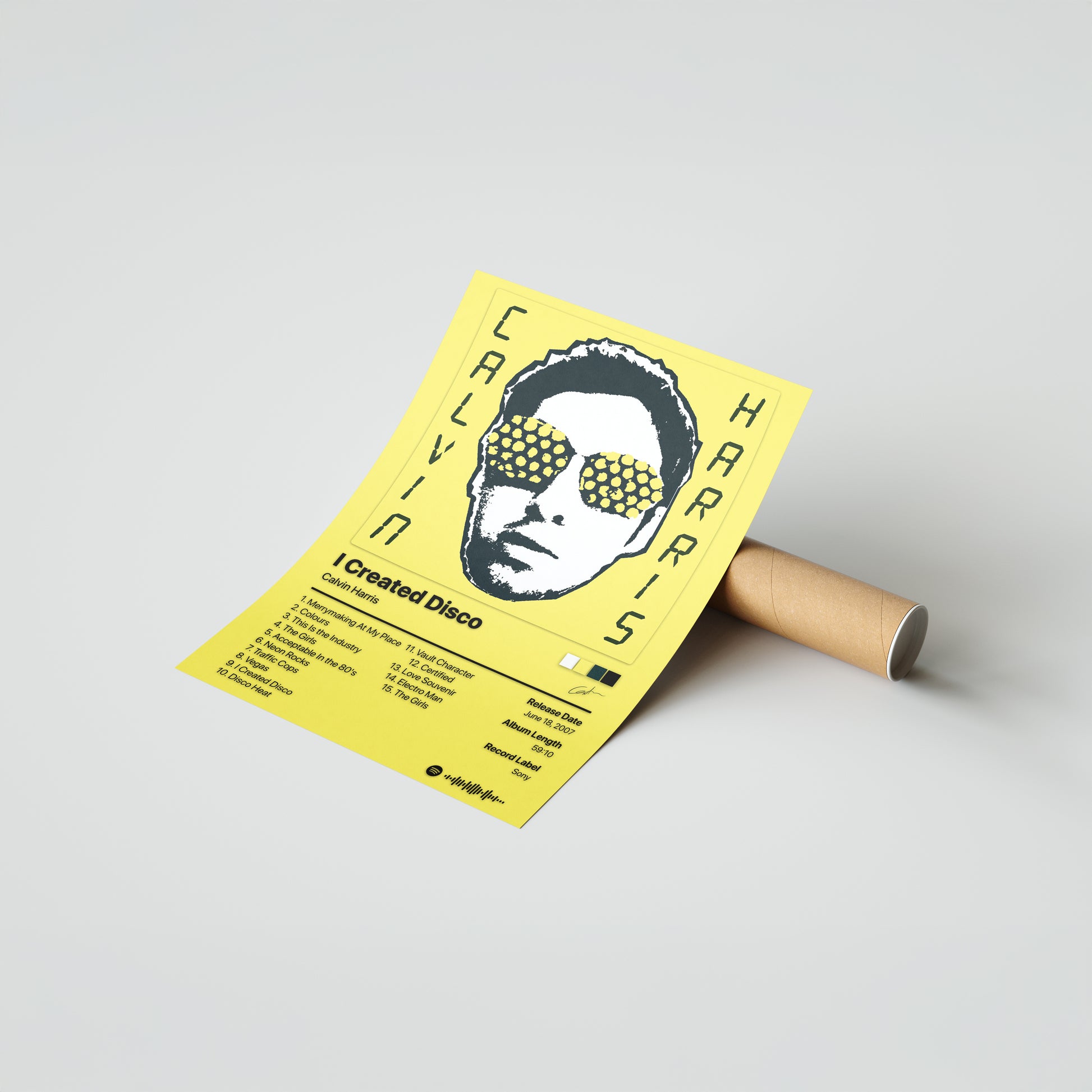 Calvin Harris I Created Disco Album Poster