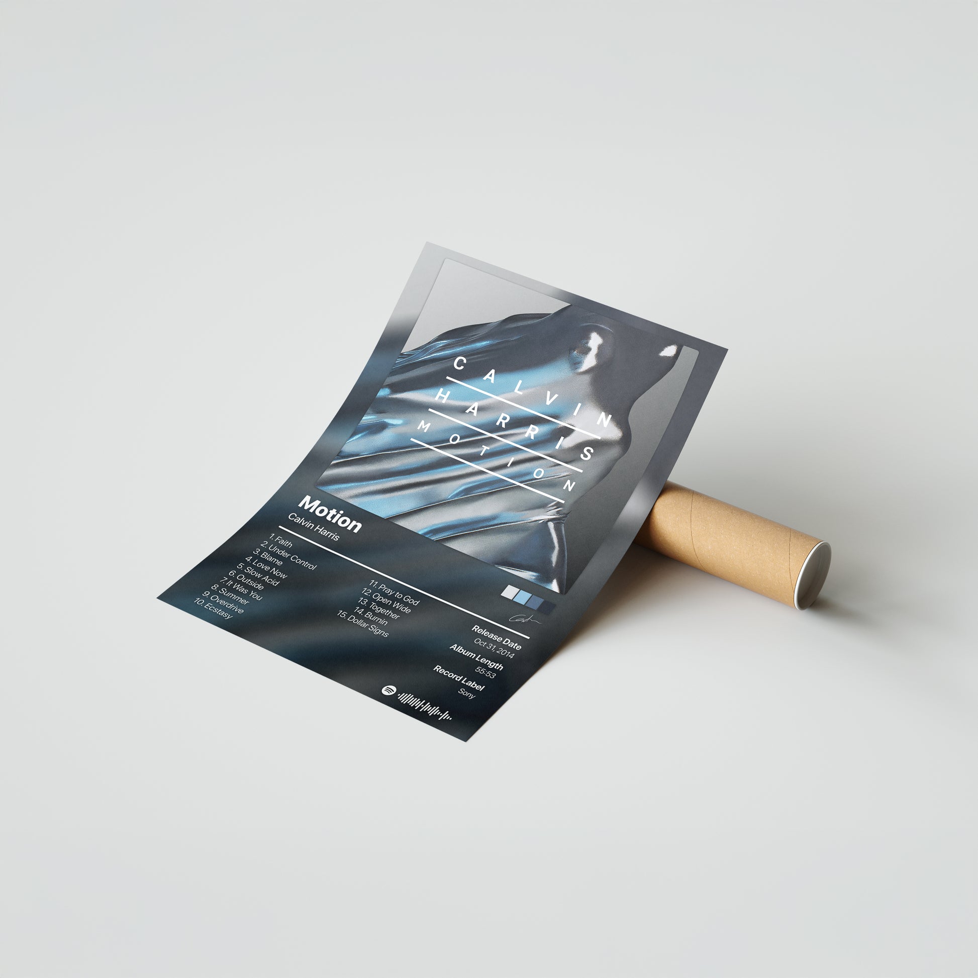 Calvin Harris Motion Album Poster