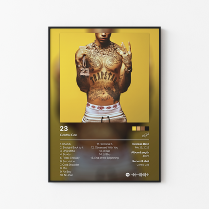 Central Cee 23 Album Poster