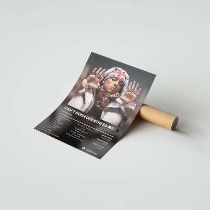 Central Cee CAN'T RUSH GREATNESS Album Poster