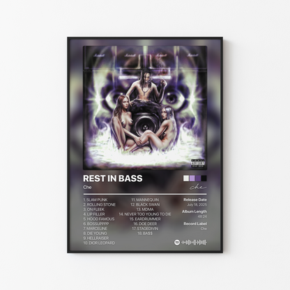 Che REST IN BASS Album Poster