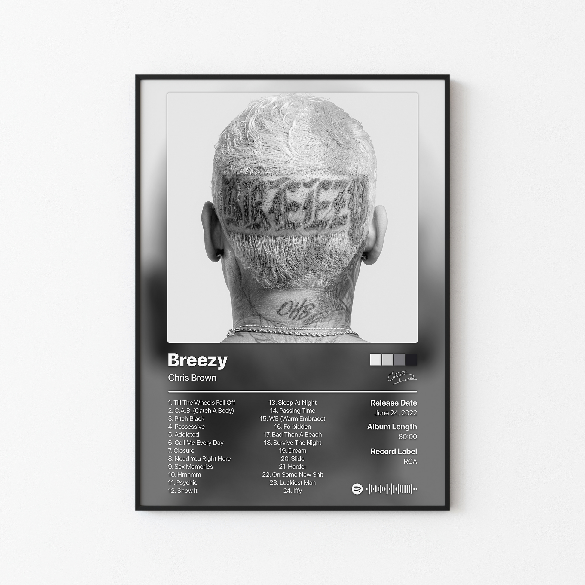 Chris Brown Breezy Album Poster
