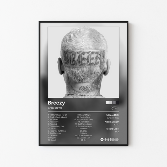 Chris Brown Breezy Album Poster
