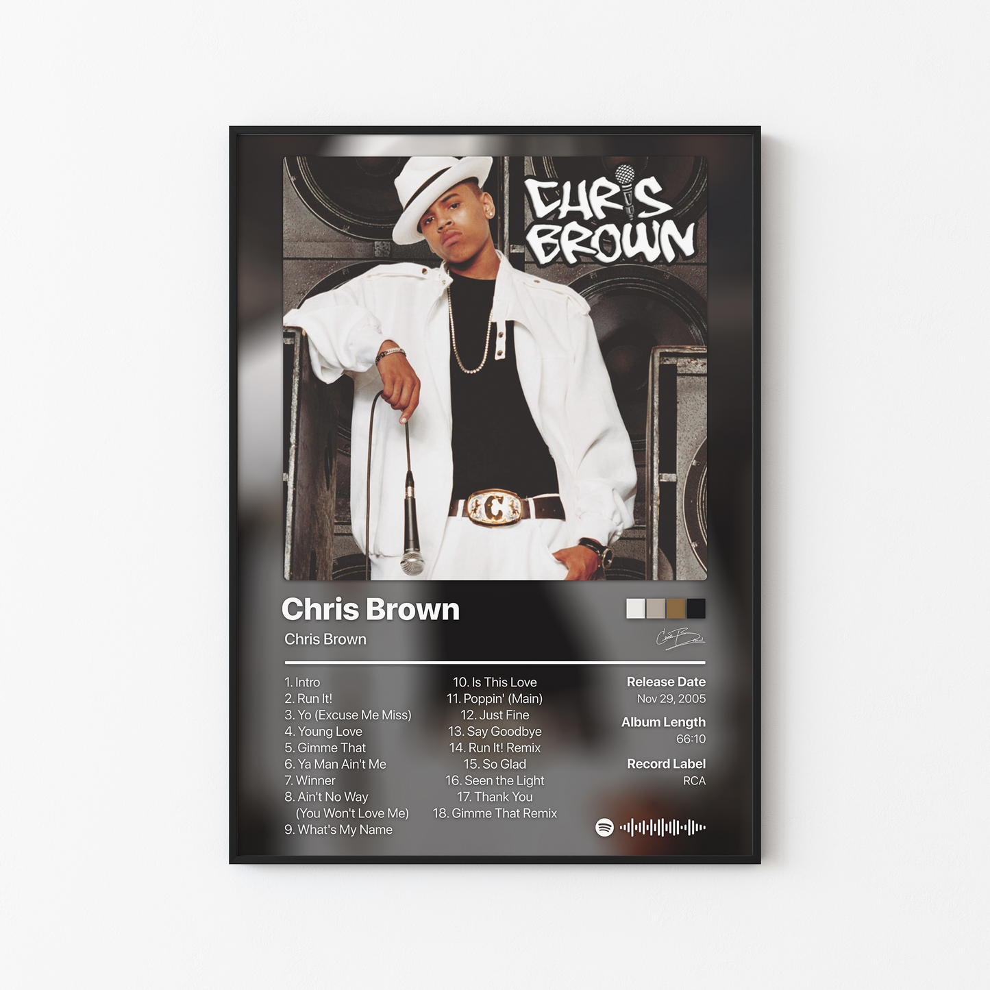 Chris Brown Chris Brown Album Poster
