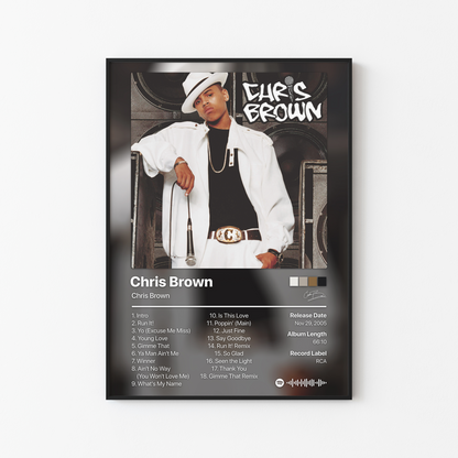 Chris Brown Chris Brown Album Poster