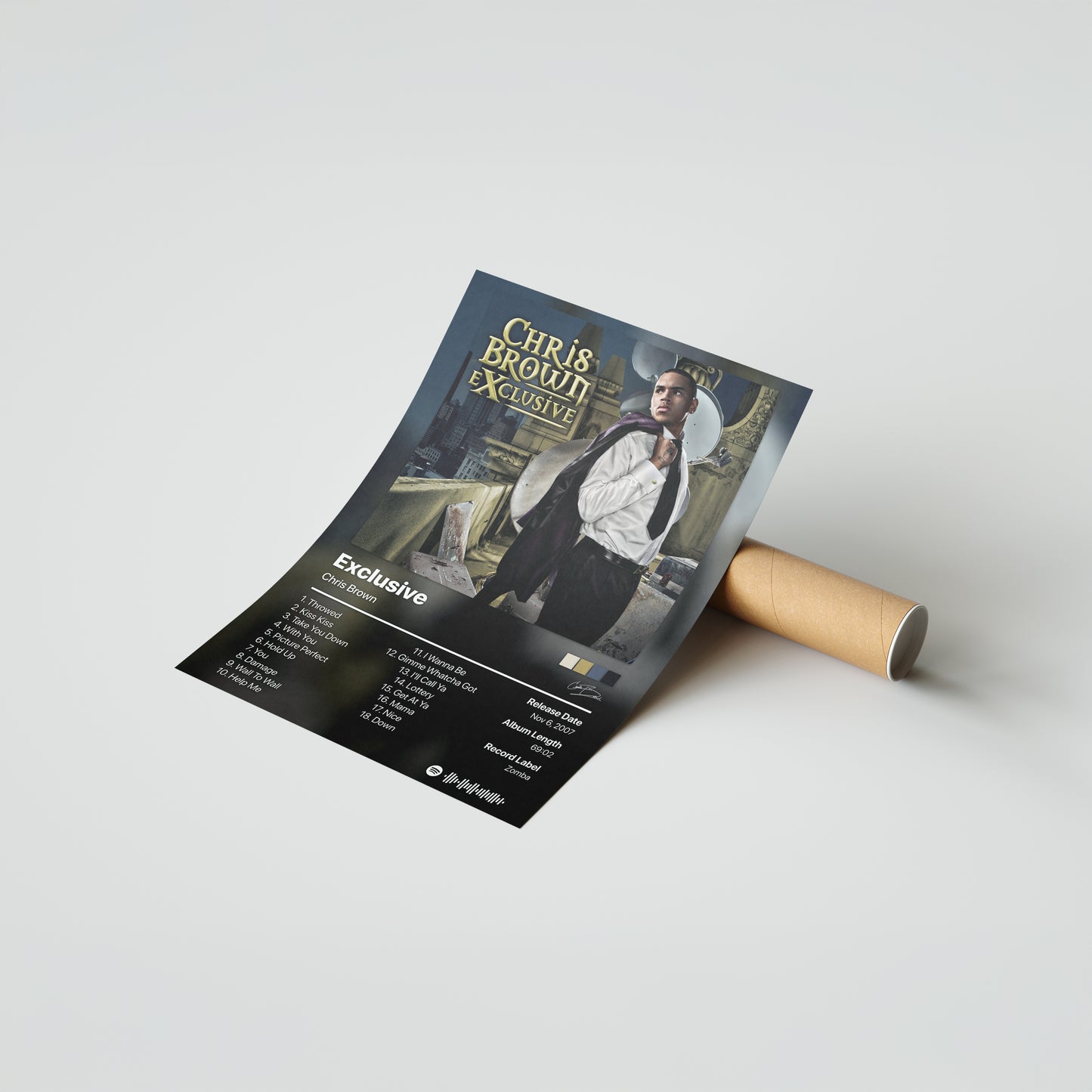 Chris Brown Exclusive Album Poster