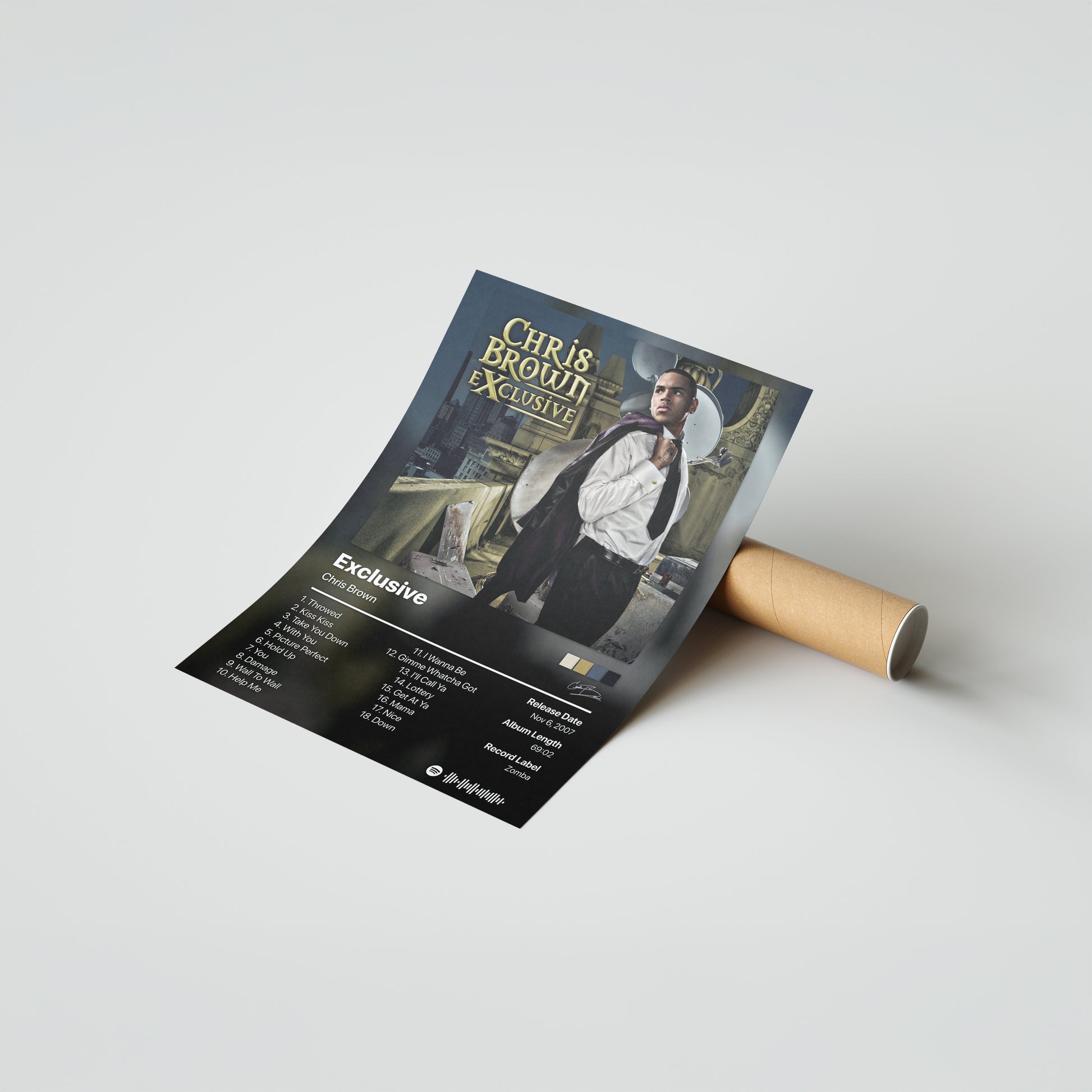 Chris Brown Exclusive Album Poster
