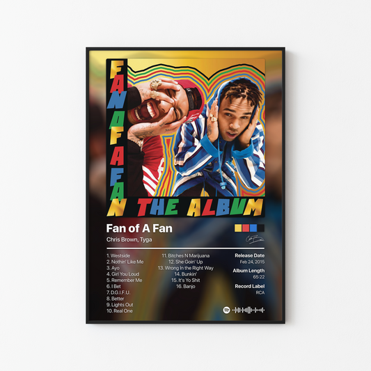 Chris Brown Fan of A Fan The Album Album Poster