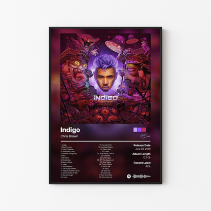 Chris Brown Indigo Album Poster