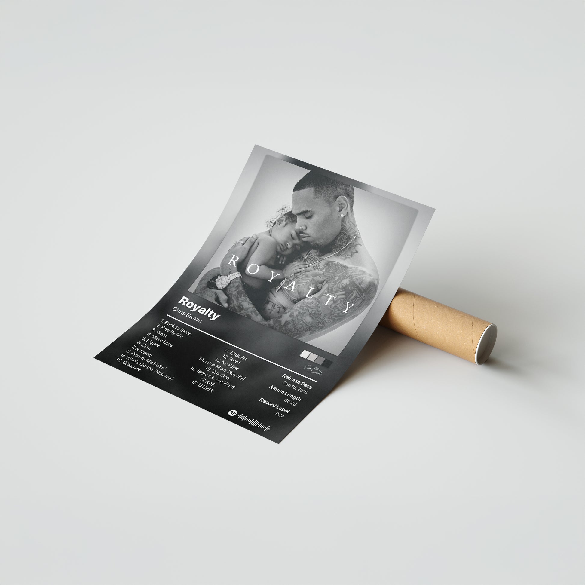 Chris Brown Royalty Album Poster