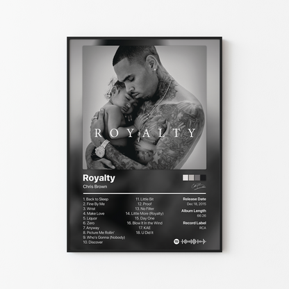 Chris Brown Royalty Album Poster