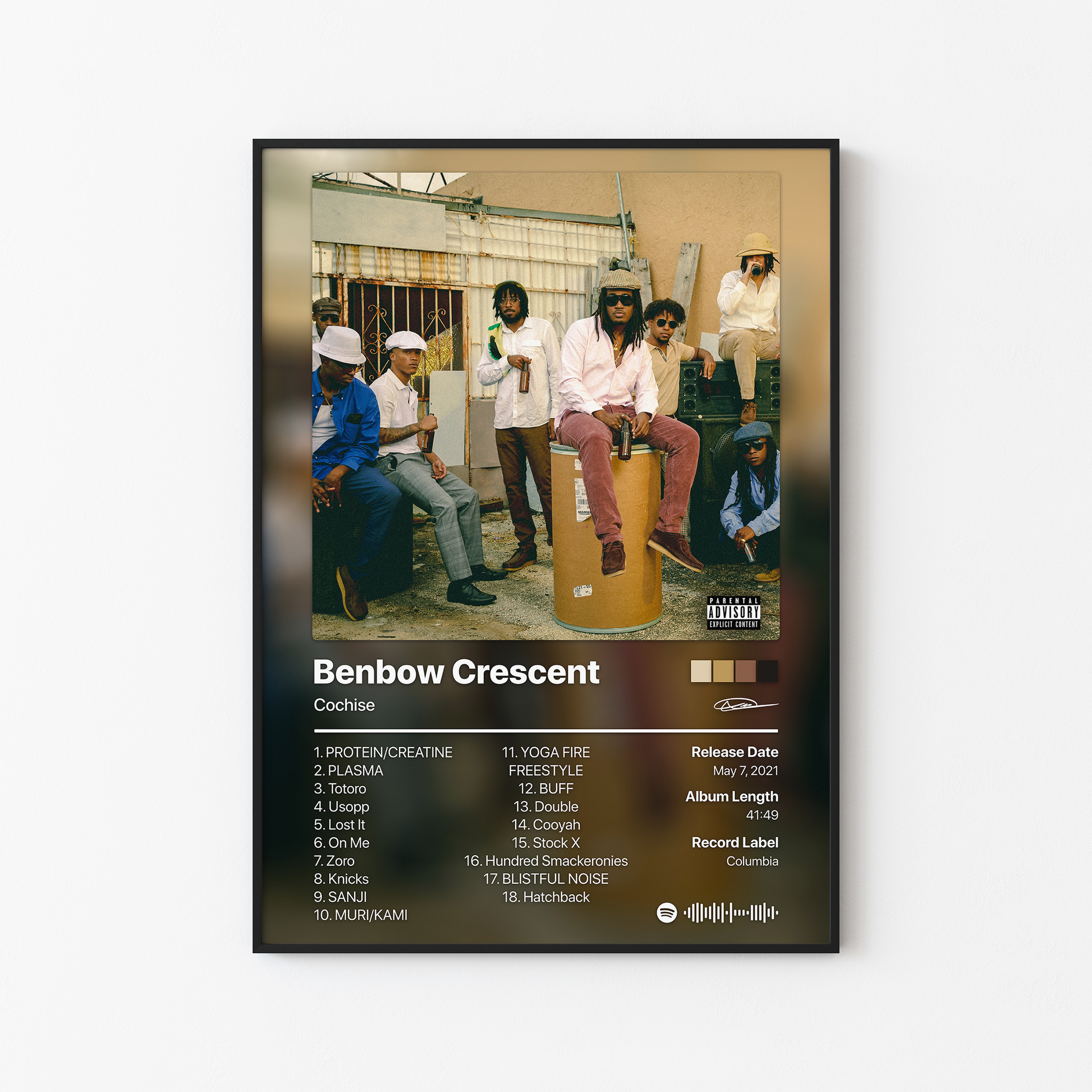 Cochise Benbow Crescent Album Poster