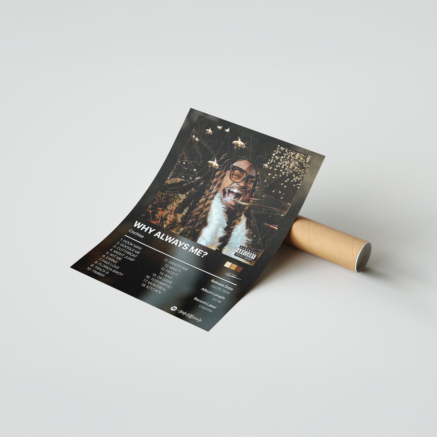 Cochise WHY ALWAYS ME? Album Poster