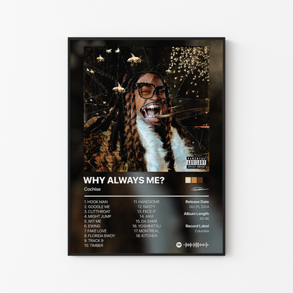 Cochise WHY ALWAYS ME? Album Poster