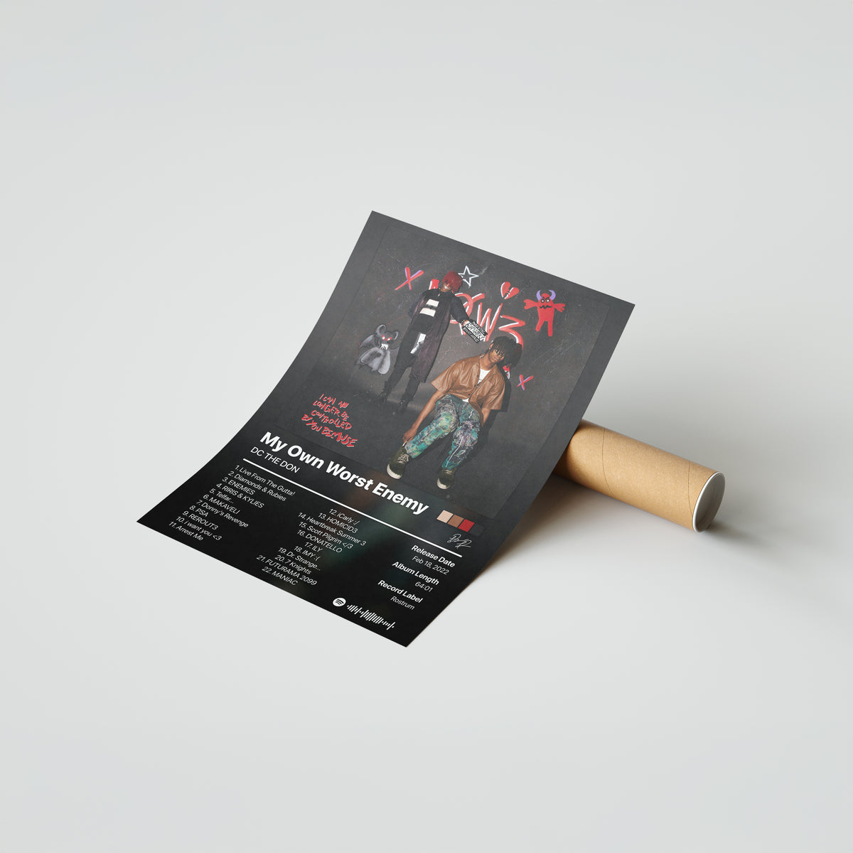 DC THE DON My Own Worst Enemy Album Poster